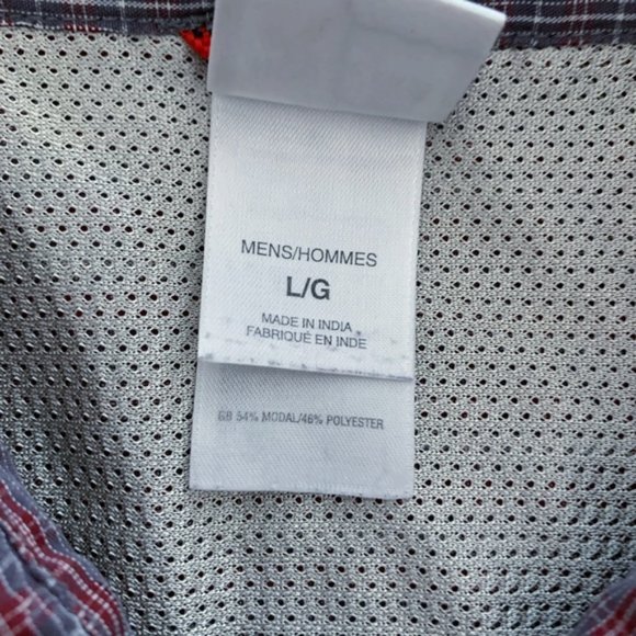 The North Face Long Sleeve Red Blue Plaid Shirt - Picture 10 of 11